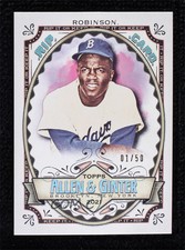 2021 Topps Allen & Ginter's Rip Cards /50 Jackie Robinson #RC-JR HOF