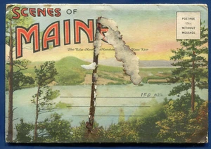 State of Maine Blue Ridge Mountains postcard folder PF616 - Picture 1 of 2