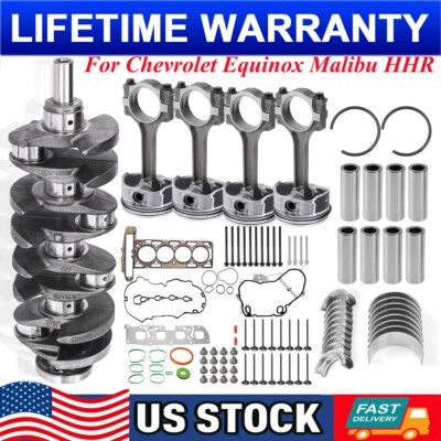 Kit de revisión de reconstrucción de motor para Chevrolet Equinox Malibu HHR Captiva Sport 2,4 L Foto 1 de 4