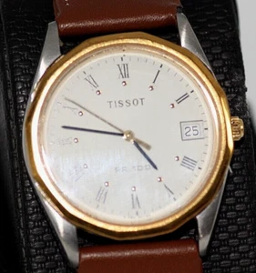 ATT COLLECTORS TWO TONE UNISEX TISSOT PS100 QUARTZ WRISTWATCH - Picture 1 of 6