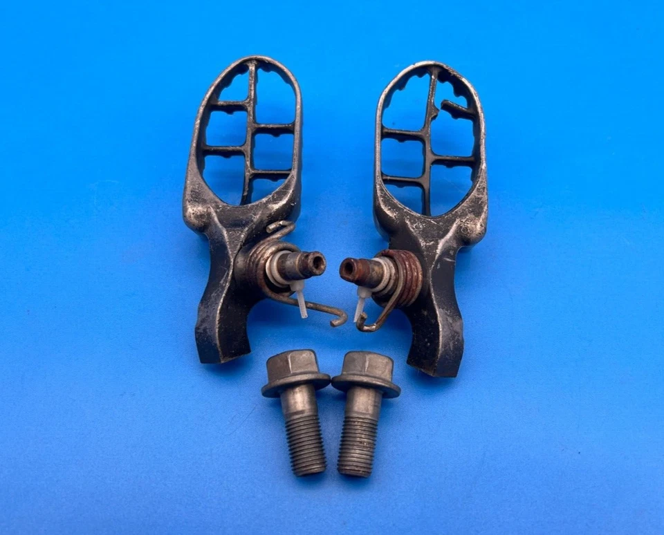 Reposapiés Honda CR250R 2000 2001 CR125R OEM Fastway reposapiés reposapiés peldaños delanteros Foto 1 de 4