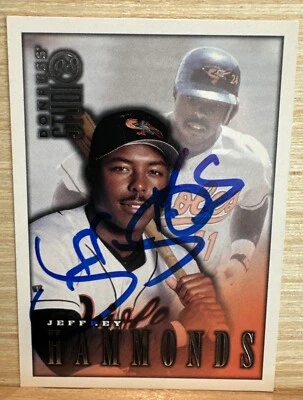 1998  Studio Silver Press Proofs #51 Jeffrey Hammonds /1000 Signed Baseball Card - Image 1 of 2