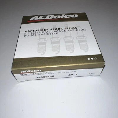 4 Spark Plugs Genuine OEM ACDELCO Professional Rapidfire 19307138 - NEW - Image 1 of 4