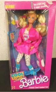 N513 ~ NRFB BARBIE ~ VINTAGE 1988 COOL TIMES BARBIE BLONDE SUPERSTAR PUPPE #3022 - Bild 1 von 24