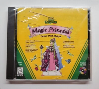 Crayola: Magic Princess - Paper Doll Maker (PC CD-ROM, 1998) - Image 1 of 3