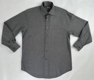 Donna Karan Signature Men's 15.5 32/33 Dress Shirt Grey Cotton Long Sleeve Adult - Picture 1 of 12