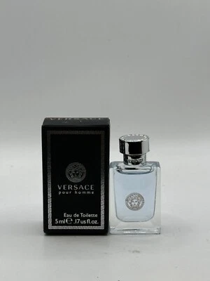 VERSACE POUR HOMME DE VERSACE 5ML MINI EDT SPLASH (NUEVO CON CAJA) Foto 1 de 4