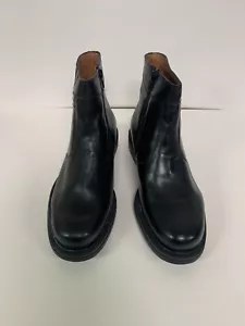 Hush Puppies  Men's Dress Boots Size 8.5 W Black Leather Delano - Picture 1 of 16