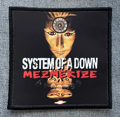 System Of A Down Mezmerize Sublimated Printed Patch | SoaD Heavy Metal Band Logo - Image 1 of 2