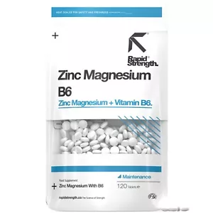 Zinc Magnesio con Vitamina B6 Comprimidos Testosterona Función Muscular Recuperación Reino Unido - Imagen 1 de 7