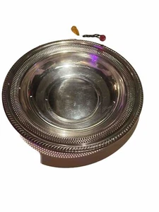 10” Silver Serving Bowl - Picture 1 of 3