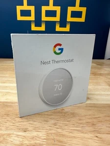 Google Nest Smart Thermostat, Snow - GA01334-US - Picture 1 of 8