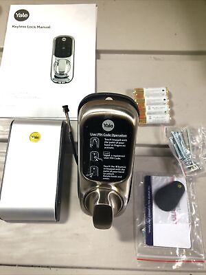 Yale Keyless Lock Manual Linus Smart Lock - Silver YD-01-CON-NOMOD-SH • 155.91€