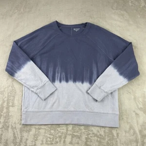 Athleta Sundown Sweatshirt Women Medium Violet Crew Long Sleeve Active Yoga - Picture 1 of 11