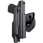 Owb Quick Release Paddle Holster Fits Glock 17, 22, 44, 45 W/ Surefire X300u-A