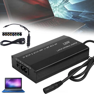 Universal Netzteil für Notebook 120W, Laptop Ladegerät Auto KFZ Netzteil Adapter - Bild 1 von 12