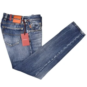 NUEVOS JEANS SARTORIA TRAMAROSSA PARA HOMBRE 100% ALGODÓN TALLA 31 EE. UU. 47 EU STJV1 - Imagen 1 de 6