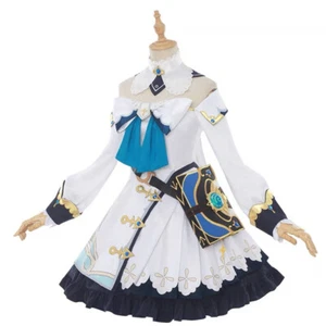 IN US Genshin Impact Barbara Gunnhildr Dress Women Cosplay Costume Outfits - Picture 1 of 13