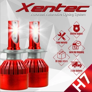 XENTEC LED HID Headlight Conversion kit H7 6000K for BMW 550i 2006-2010 - Picture 1 of 12