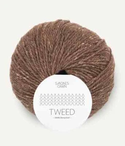 Sandnes Garn TWEED RECYCLED/ Sport weight cashmere & merino yarn /1.8oz-191yards - Picture 1 of 12