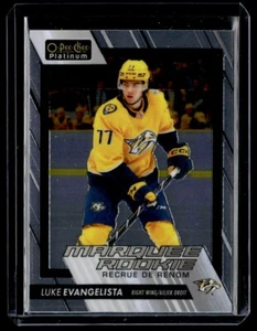 2023-24 O-Pee-Chee Platinum Marquee Rookies Luke Evangelista #235 Rookie RC - Bild 1 von 2