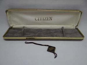 Citizen Watch Box, Velvet, Vintage 1970's - Picture 1 of 6