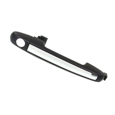 Manija de puerta exterior delantera izquierda con inserto cromado negro Hyundai Sonata 06-10 Foto 1 de 3
