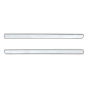 2pc Chrome Window Trim for 2007-13 Chevy Silverado Reg Cab - Picture 1 of 2