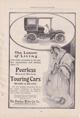 LOT (12) antique (1904 - 1906) full page automobile car magazine print ads #248 - Image 1 of 4