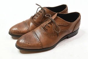 Oxfords To Boot New York Puntera Para Hombres 9 Cuero Marrón Coñac Con Cordones - Imagen 1 de 10