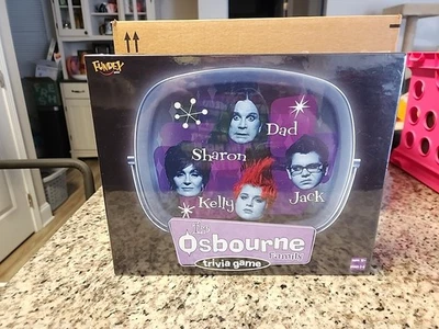 THE OSBOURNE FAMILY Trivia Board Game OZZY, SHARON, JACK & KELLY NEW SEALED BOX - Image 1 of 4