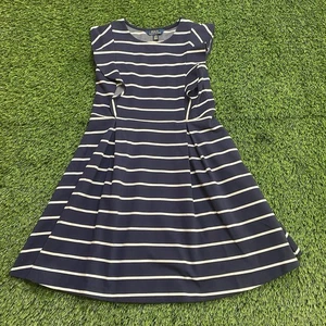Polo Ralph Lauren Kleid Damen Large 12-14 marineblau gestreift adrett maritim gebraucht, in einwandfreiem Zustand - Bild 1 von 14
