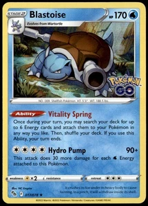 Blastoise Holo 017/078 Pokemon GO TCG Pokemon Card Free Shipping! - Picture 1 of 1