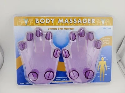 Heaven's Therapy Body Massager Handheld Acupressure Purple Item #1300 New Sealed - Image 1 of 2