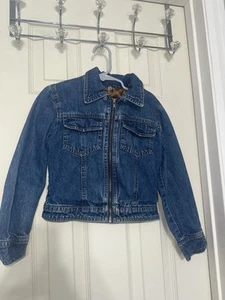Vintage Y2K Mary Kate & Ashley Zip Up Jean Jacket Girl’s size 6 - Picture 1 of 6
