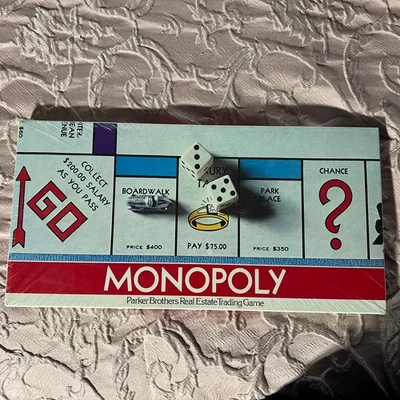 Monopoly Board Game 1975 NO. 9 Sealed New Parker Brothers - Image 1 of 4