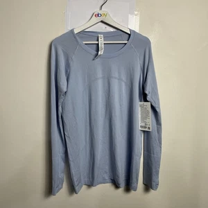 Lululemon Swiftly Tech Long Sleeve 2.0 Top Womens 14 CAN Blue Nylon Polyester - Bild 1 von 12
