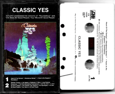 YES / CLASSIC YES - Tested Cassette (1981, Atlantic) Foto 1 de 3