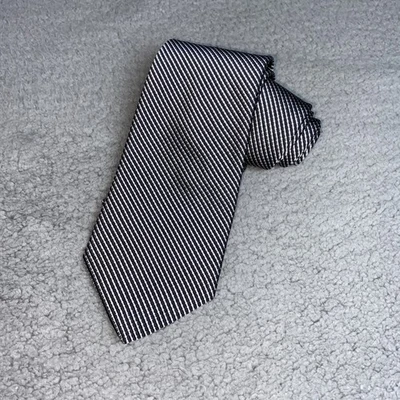 Corbata Brooks Brothers gris a rayas seda 58x3,5 nueva con etiquetas hecha en EE. UU. Nueva York Foto 1 de 4