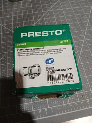 VÁLVULA EXPUESTA PRESTO, SUMINISTRO DE AGUA EN ÁNGULO 31707 Foto 1 de 4