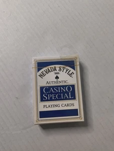 Tarjetas de juego especiales auténticas de casino estilo Nevada 1860 - Imagen 1 de 2