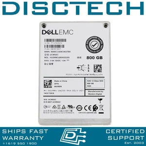 Dell Enterprise 800GB SAS SSD 6VMM4 0B35307 HUSMM3280ASS205 WI SED FIPS New - Picture 1 of 4
