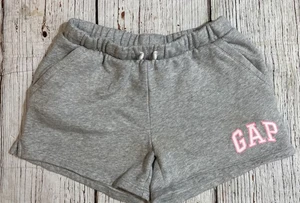 Pantalones Cortos Gap KIDS Gris Rosa Logo Polar Talla XL (12) con Bolsillos - Imagen 1 de 7