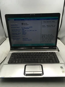 HP PAVILION DV6000 - BOOTS TO BIOS - INTEL CORE DUO T2450 - 1GB RAM - READ - BB - Picture 1 of 9