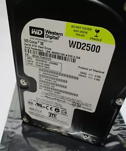 WD Western Digital 250GB SATA 7200RPM 3.5" Internal Hard Drive WD2500JD-22HBB0 - Picture 1 of 3