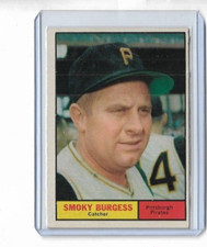 SMOKY BURGESS 1961 TOPPS BASEBALL CARD #461 (DS2)