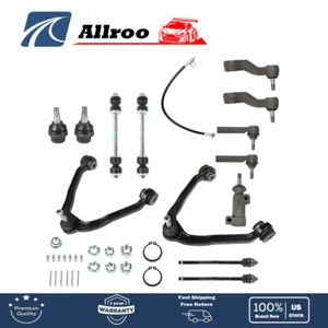 Front Upper Control Arms Tie Rods Suspension Kit For Chevy Silverado Sierra 1500 - Picture 1 of 12