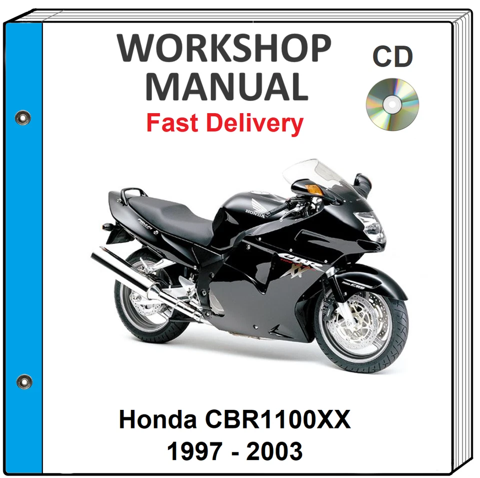 HONDA CBR1100XX 1997 1998 1999 2000 2001 2002 SERVIÇO OFICINA MANUAL EM CD - Imagem 1 de 1