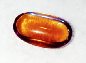 Loose Gemstone 31.00 Ct Australian Black & Golden Synthetic Opal Certified Gem - Picture 1 of 8
