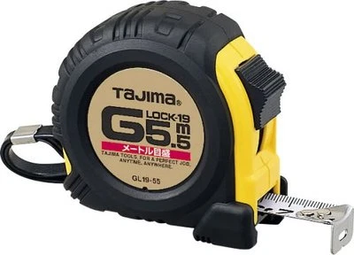 TAJIMA G Lock Rubber Grip Automatic Tape Measure  5.5M 19mm - Image 1 of 3